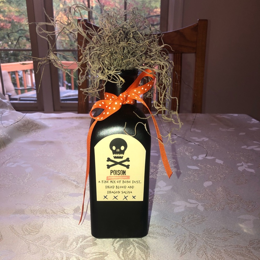 Halloween Apothecary Potion Jar Decor